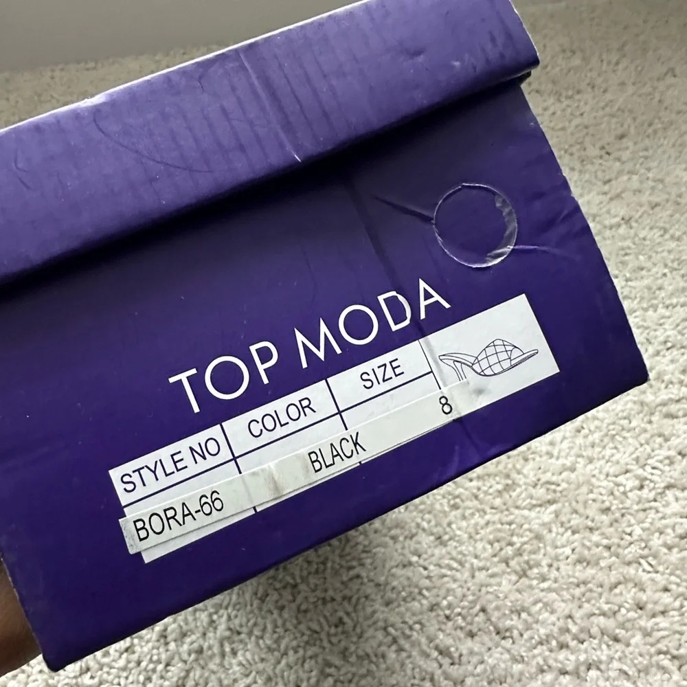 Brand New Top Moda Quilted Mule Heels - Picture 6 of 6